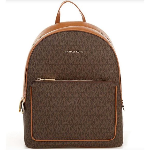 NWT Michael Kors Adina Large Backpack - Brown/ Acorn